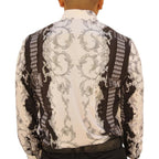White Diamonds -Print Fashion Denim Shirt - Silver WD-Grecas - OriginalWestern.com
