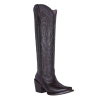 White Diamonds Women's Tall Snip Toe Cowgirl Boots – Brown - OriginalWestern.com