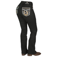 Centenario Women's Bootcut Denim Western Jeans 44960 - Black
