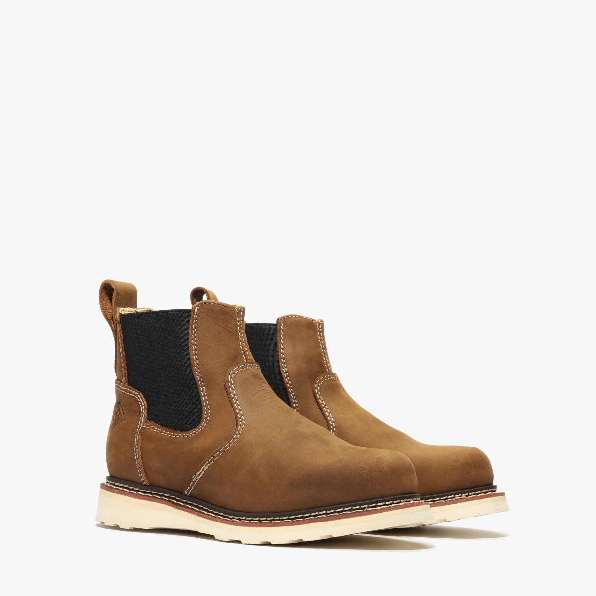 Women's Bonanza Frontier Lite 5” Chelsea Work Boots - Crazy Brown - OriginalWestern.com