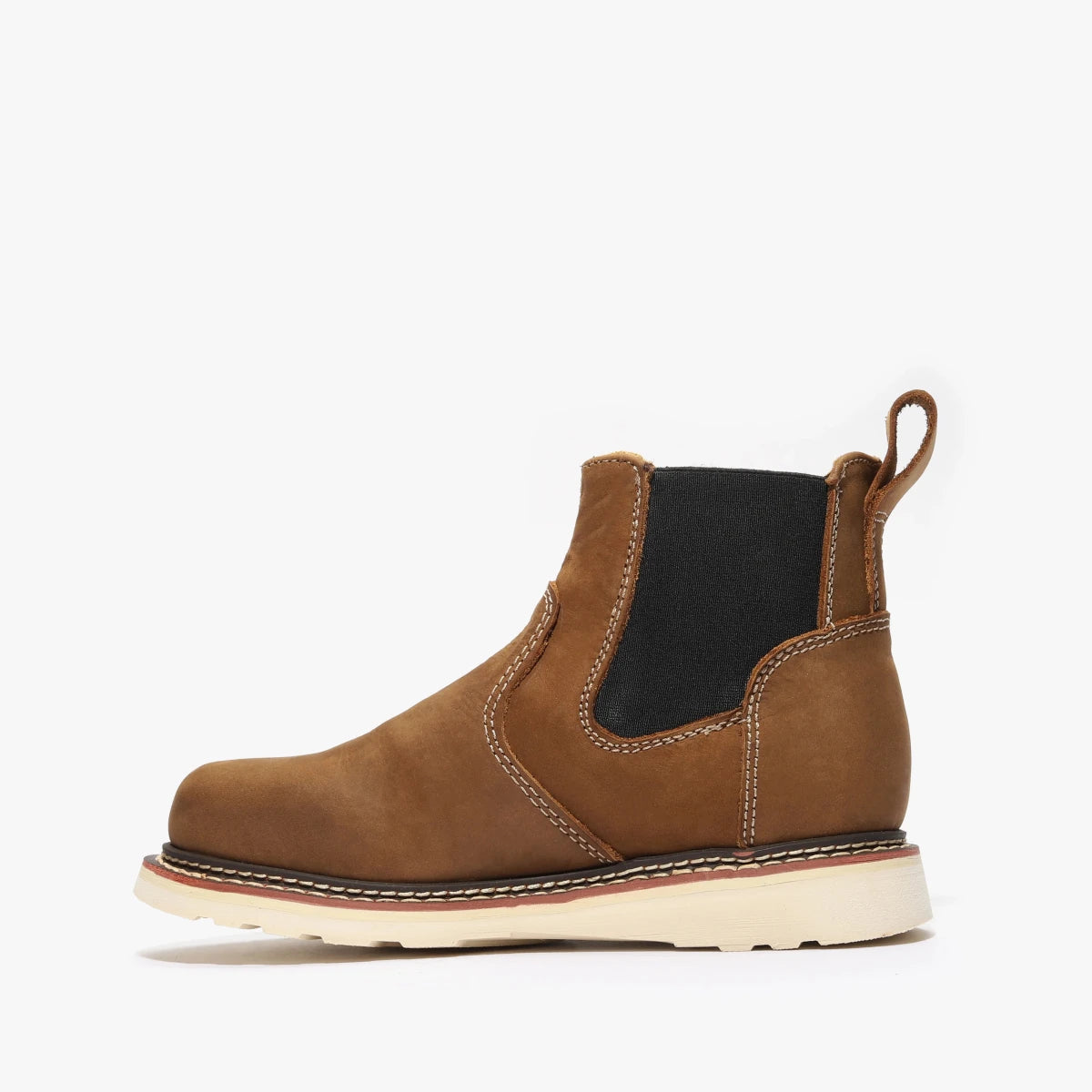 Women's Bonanza Frontier Lite 5” Chelsea Work Boots - Crazy Brown - OriginalWestern.com