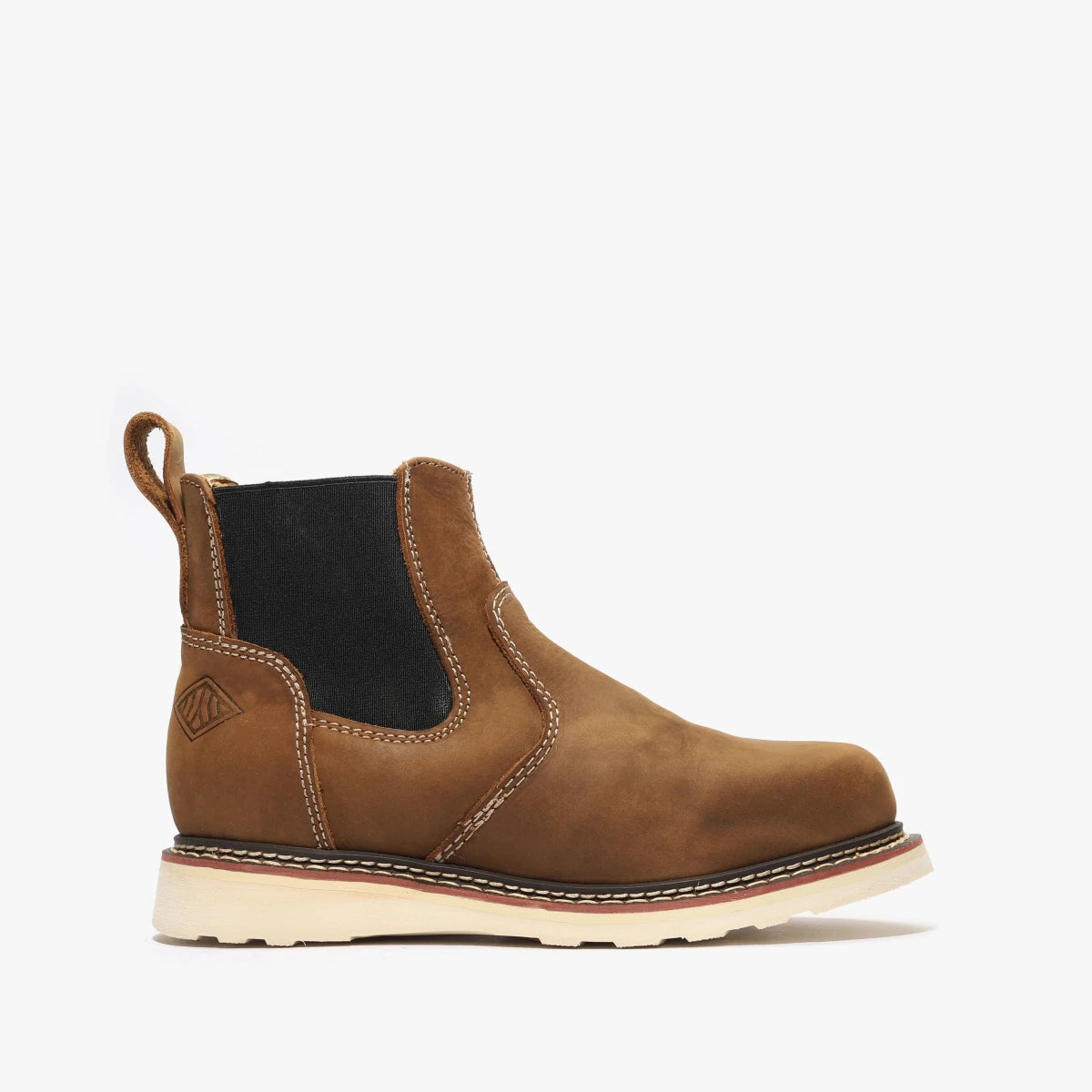 Women's Bonanza Frontier Lite 5” Chelsea Work Boots - Crazy Brown - OriginalWestern.com