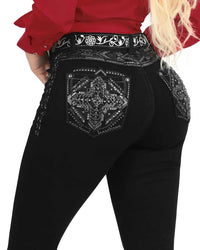 Women's Bootcut Denim Western Jeans - Black 773 - OriginalWestern.com
