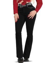 Women's Bootcut Denim Western Jeans - Black 773 - OriginalWestern.com