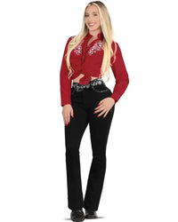 Women's Bootcut Denim Western Jeans - Black 773 - OriginalWestern.com