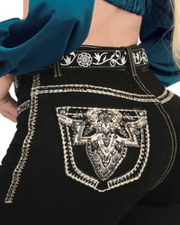 Women's Bootcut Denim Western Jeans - Black 776 - OriginalWestern.com