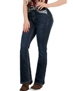 Women's Bootcut Denim Western Jeans - Dark Blue 774 - OriginalWestern.com