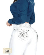 Women's Bootcut Denim Western Jeans - L725-Blanco - OriginalWestern.com