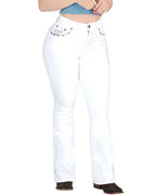 Women's Bootcut Denim Western Jeans - L737-Blanco - OriginalWestern.com