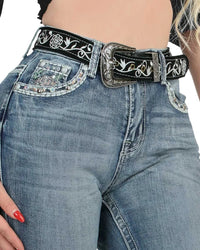 Women's Bootcut Denim Western Jeans - Light Blue 772 - OriginalWestern.com