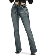 Women's Bootcut Denim Western Jeans - Medium Blue 769 - OriginalWestern.com
