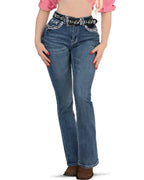 Women's Bootcut Denim Western Jeans - Medium Blue 771 - OriginalWestern.com