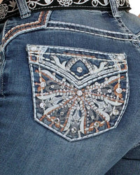 Women's Bootcut Denim Western Jeans - Medium Blue 771 - OriginalWestern.com