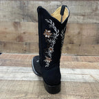 Women's Genuine Leather Cowgirl Boots Crazy Est. 252 Black - OriginalWestern.com