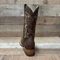 Women's Genuine Leather Cowgirl Rodeo Boots Est. 719 Caoba - OriginalWestern.com