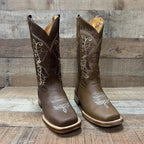 Women's Genuine Leather Cowgirl Rodeo Boots Est. 719 Caoba - OriginalWestern.com
