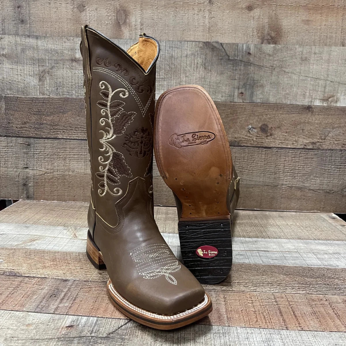 Women's Genuine Leather Cowgirl Rodeo Boots Est. 719 Tan - OriginalWestern.com