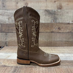 Women's Genuine Leather Cowgirl Rodeo Boots Est. 719 Tan - OriginalWestern.com