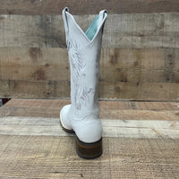 Women's Genuine Leather Square Toe Cowgirl White Boots Est. 112 - OriginalWestern.com