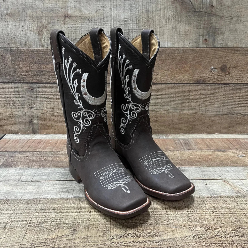 Women's Rodeo Cowgirl Boots Est. 388 Brown - OriginalWestern.com