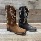 Women's Rodeo Cowgirl Boots Est. 388 Brown - OriginalWestern.com