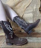Women's Rodeo Cowgirl Boots Est. 388 Brown - OriginalWestern.com