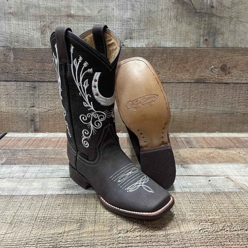 Women's Rodeo Cowgirl Boots Est. 388 Brown - OriginalWestern.com