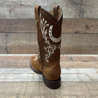 Women's Rodeo Cowgirl Boots Est. 388 Tan - OriginalWestern.com
