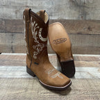 Women's Rodeo Cowgirl Boots Est. 388 Tan - OriginalWestern.com