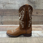 Women's Rodeo Cowgirl Boots Est. 388 Tan - OriginalWestern.com