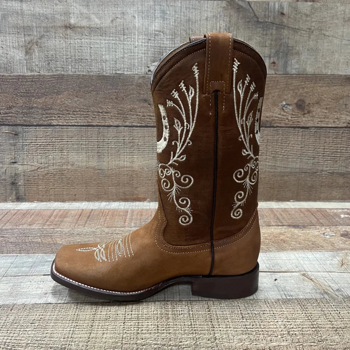 Women's Rodeo Cowgirl Boots Est. 388 Tan - OriginalWestern.com