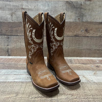 Women's Rodeo Cowgirl Boots Est. 388 Tan - OriginalWestern.com