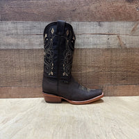 Women's Rodeo Cowgirl Boots Genuine Leather Snipped Toe Boots Est. 404 Brown - OriginalWestern.com
