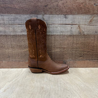 Women's Rodeo Cowgirl Boots Genuine Leather Snipped Toe Boots Est. 404 Tan - OriginalWestern.com