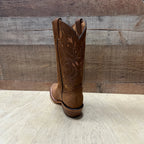 Women's Rodeo Cowgirl Boots Genuine Leather Snipped Toe Boots Est. 404 Tan - OriginalWestern.com