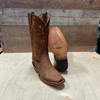 Women's Rodeo Cowgirl Boots Genuine Leather Snipped Toe Boots Est. 404 Tan - OriginalWestern.com