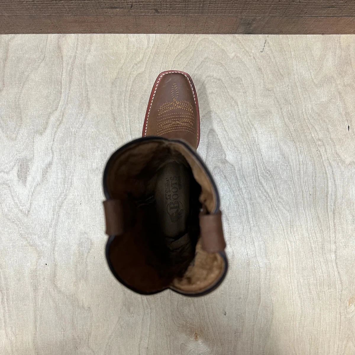 Women's Rodeo Cowgirl Boots Genuine Leather Snipped Toe Boots Est. 404 Tan - OriginalWestern.com