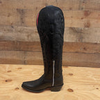 Women's Rodeo Cowgirl Boots Genuine Leather Snipped Toe High Heel Boots with Zipper Est. 203 - OriginalWestern.com