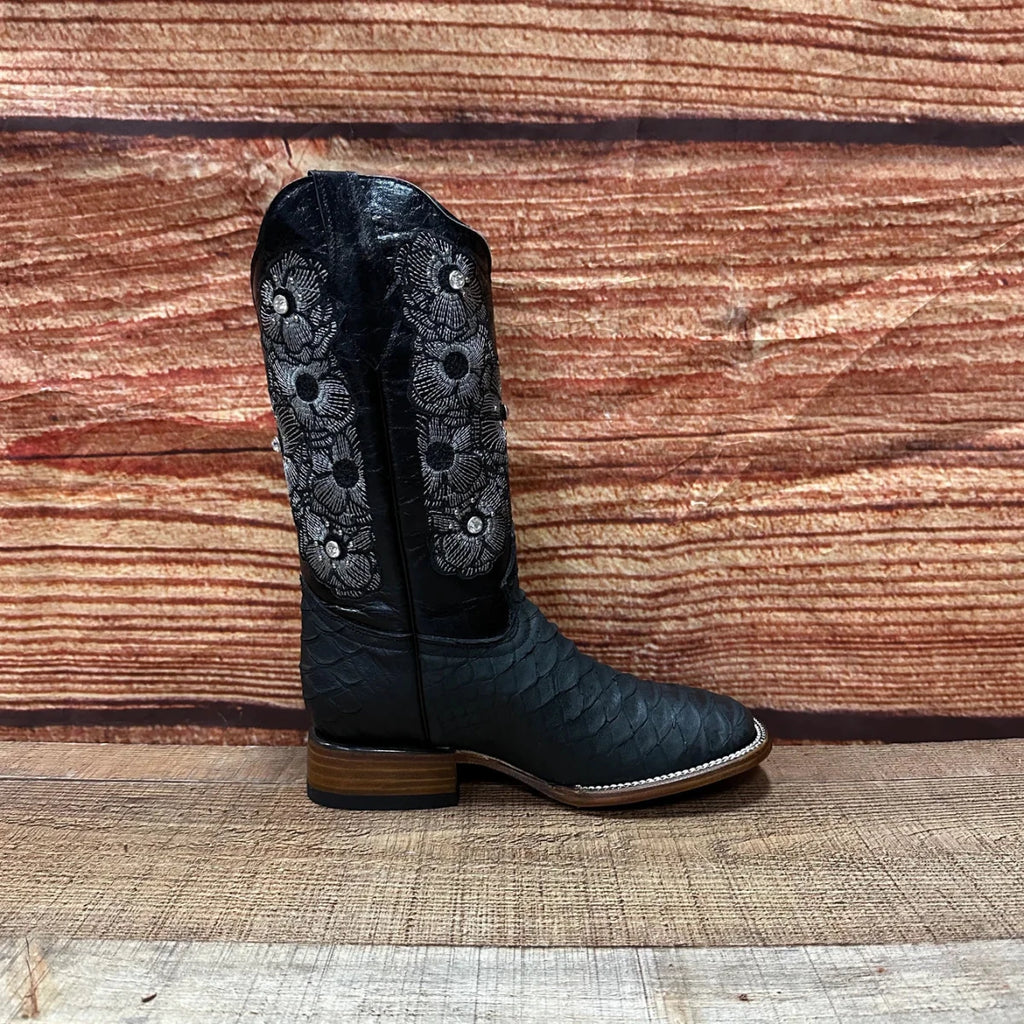 Women's Rodeo Cowgirl Genuine Leather Python Print - OriginalWestern.com