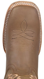 Women´s Silverton Amanda All Leather Wide Square Toe Boots-Tobacco - OriginalWestern.com
