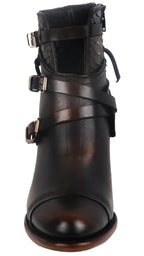 Women´s Silverton Crue All Leather Round Toe Short Boots-Desert - OriginalWestern.com