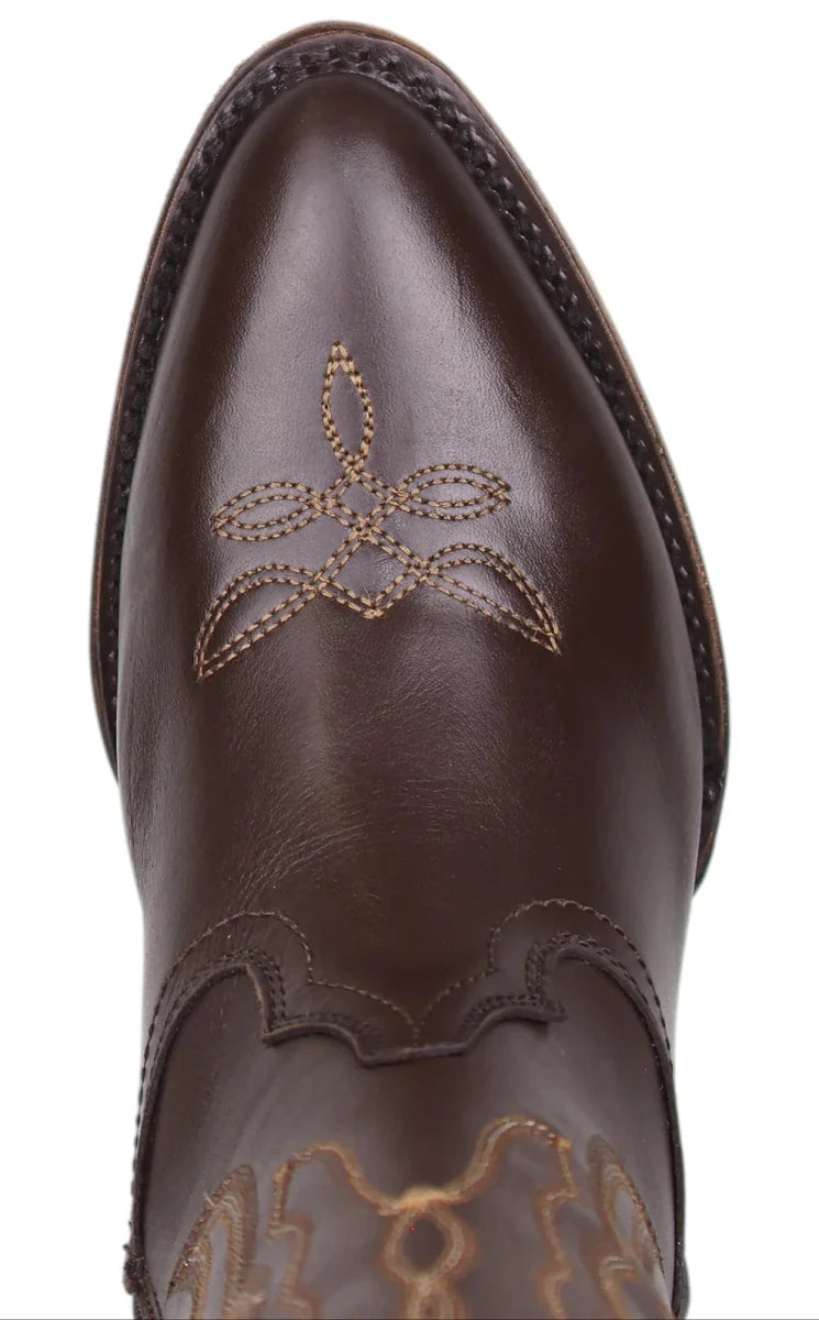 Women´s Silverton Destiny All Leather Snip Toe Knee High Boots - Brown - OriginalWestern.com