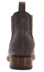 Women´s Silverton Ellie All Leather Wide Square Toe Short Boots-Brown - OriginalWestern.com