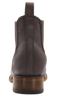 Women´s Silverton Ellie All Leather Wide Square Toe Short Boots-Brown - OriginalWestern.com