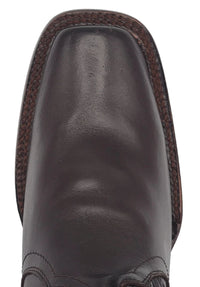 Women´s Silverton Nelly All Leather Square Toe Short Boots-Chocolate - OriginalWestern.com