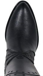 Women´s Silverton Nora All Leather Snip Toe Knee High Boots-Black - OriginalWestern.com