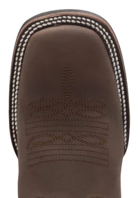Women´s Silverton Patriot Lady All Leather Wide Square Toe Boots - Brown - OriginalWestern.com