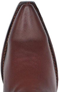 Women´s Silverton Patty All Leather Snip Toe Short Boots-Chocolate - OriginalWestern.com