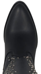 Women´s Silverton Taylor All Leather Snip Toe Knee High Boots-Black - OriginalWestern.com