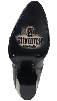 Women´s Silverton Taylor All Leather Snip Toe Knee High Boots-Black - OriginalWestern.com